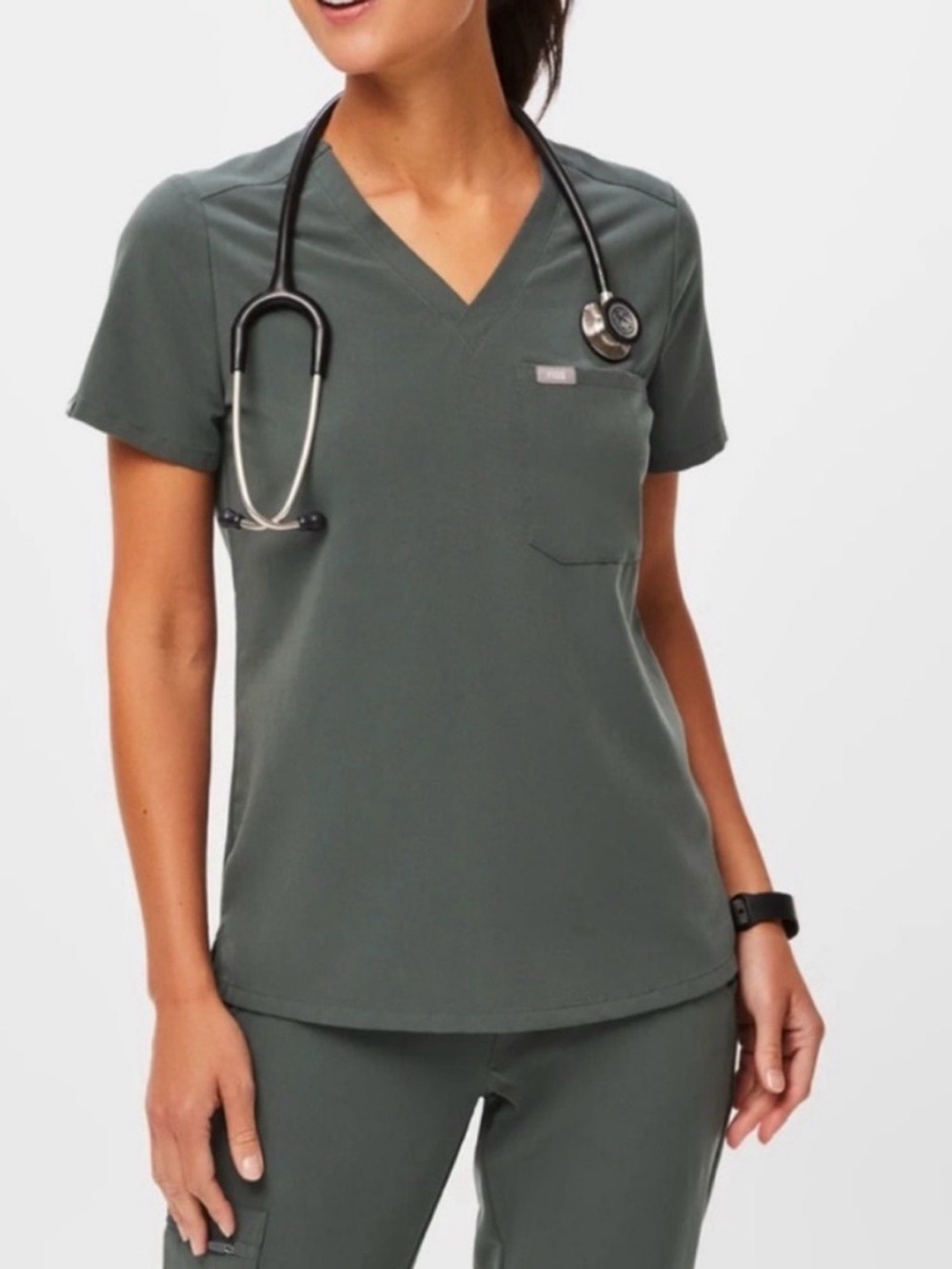 FIGS Women’s Scrub Set in Bonsai Green, 2 pcs